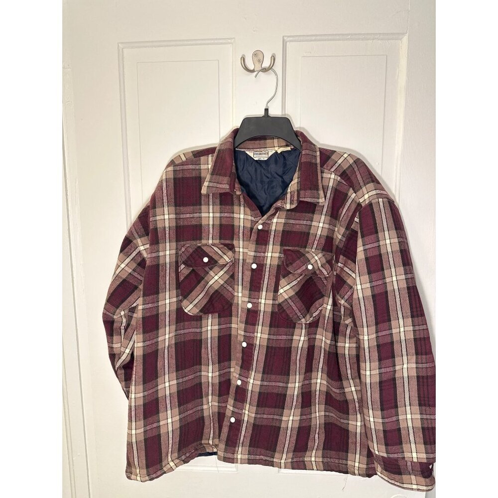 VTG Five Brother Flannel Shacket Men's Size 3XL